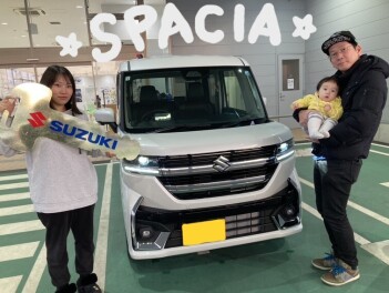 M様　スペーシアカスタムご納車♡